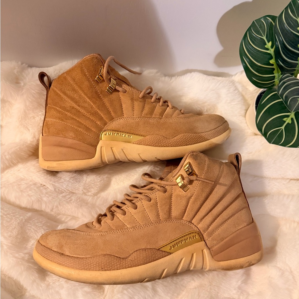 Jordan Air 12 Retro Wheat Sneakers Size 10.5 Women’s 27cm